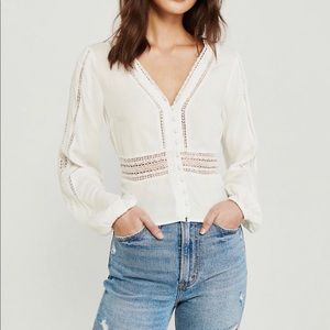 Abercrombie & Fitch Button Up Blouse, size XL